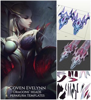 This is the Avatar Image for the Evelynn (League Of Legends) (Coven ver.) AI Voice and Text to Speech Generator